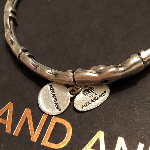 Alex and Ani Rocker Beaded Bangle - Picture 5 of 7